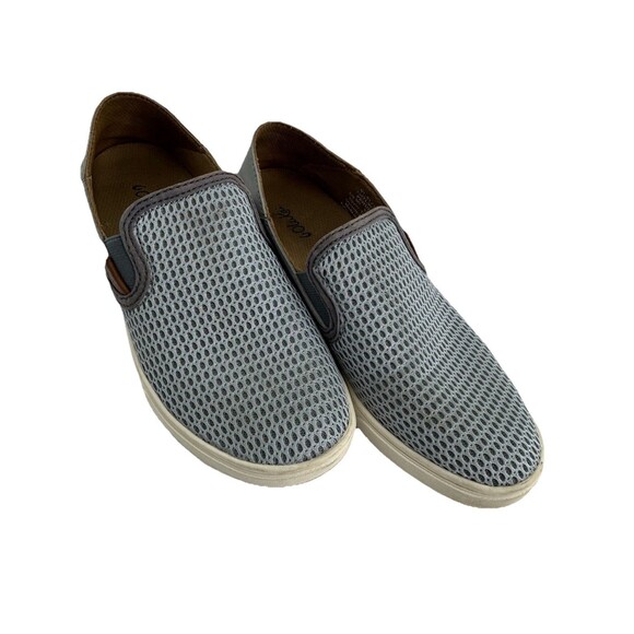 OLUKAI Pehuea Lau Slip On Loafer Flat Sneaker Gray Size 7 20271 Boating Kayak - Picture 1 of 8